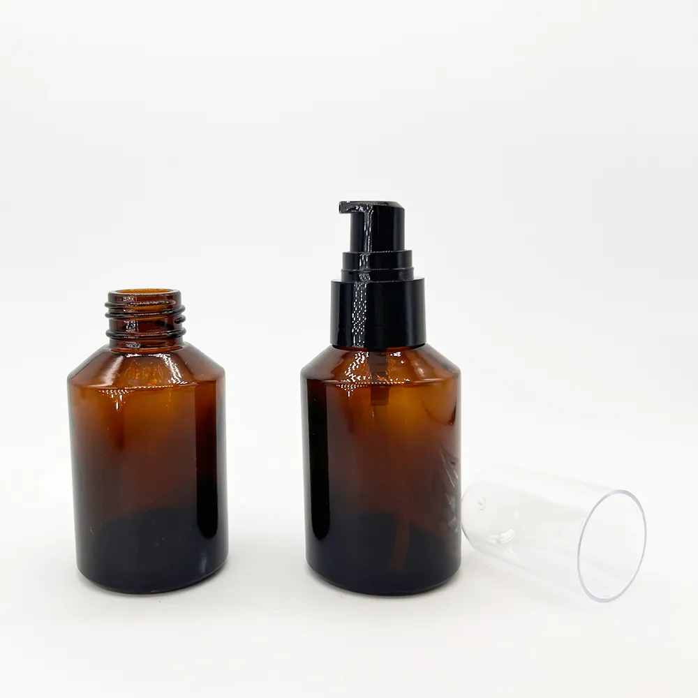 amber lotion bottle 60ml 1