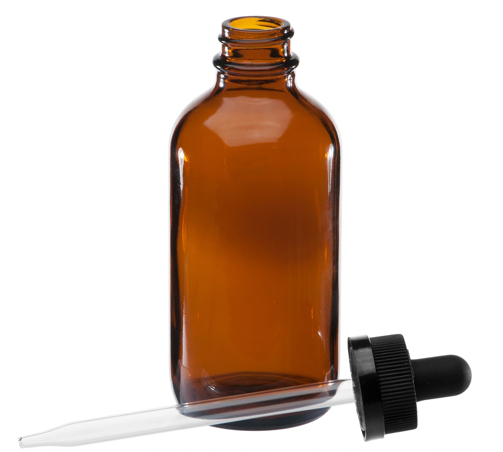 boston round amber bottle